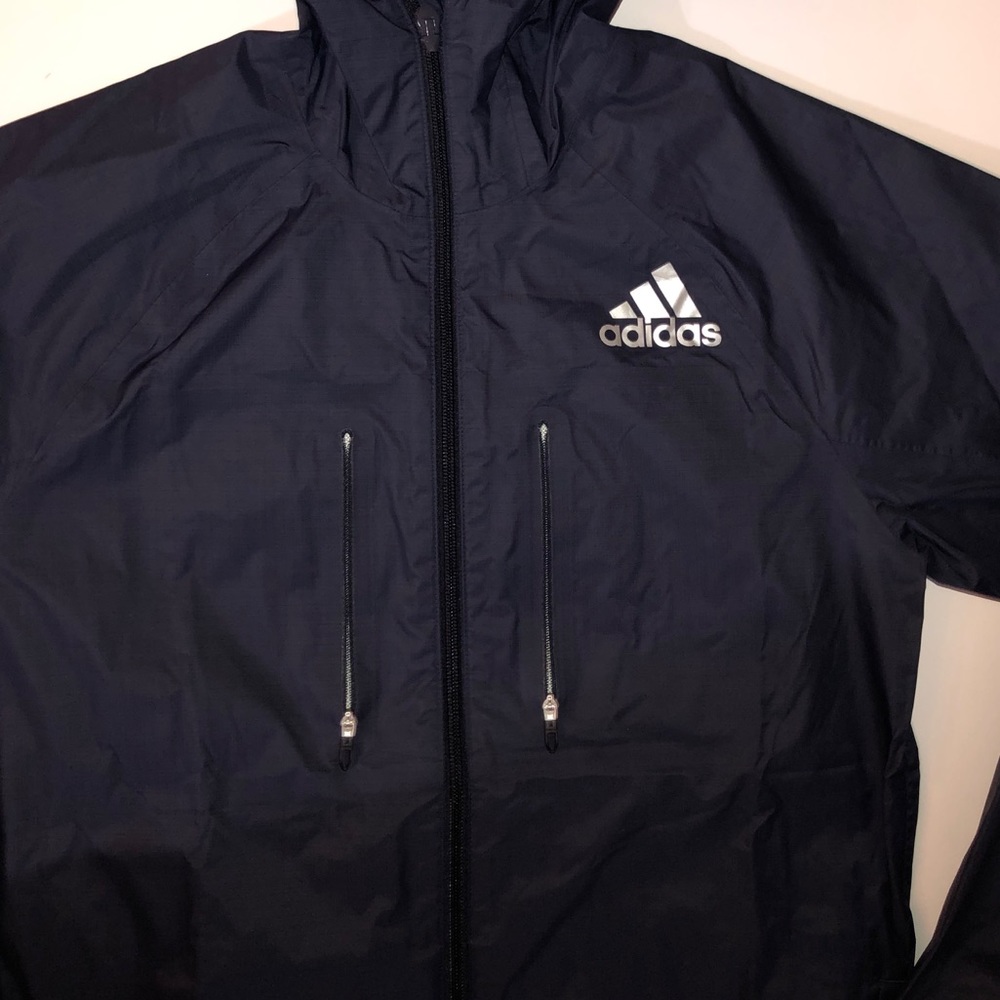Adidas Running AZP Rain Jacket Navy Blue